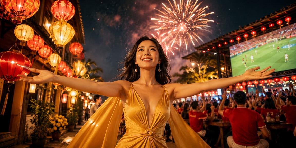 Không khí lễ hội đèn lồng Hội An với chương trình hoàn tiền trực tuyến